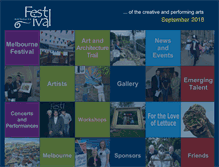 Tablet Screenshot of melbournefestival.co.uk